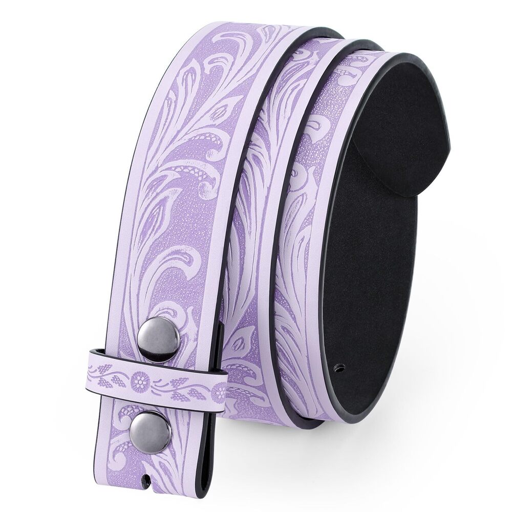 4338 Men Women Western Belt Strap Without Buckle 1.5" Wide Cowboy Cowgirl